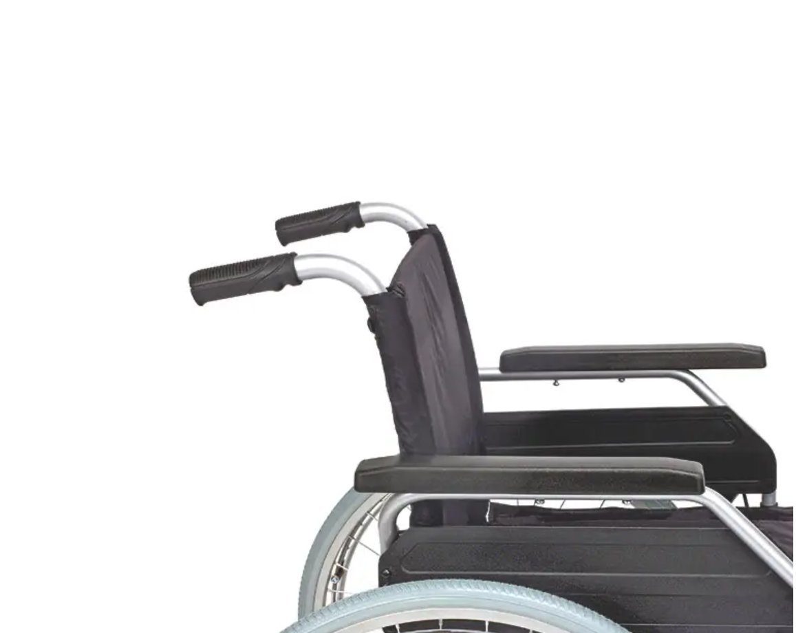 DocMed Rollstuhl Rollstuhl Alu-Light 15kg bequem und sicher durch den Alltag., Faltbar, Höhenverstellbar Sitz, Schwenkbare Beinstützen