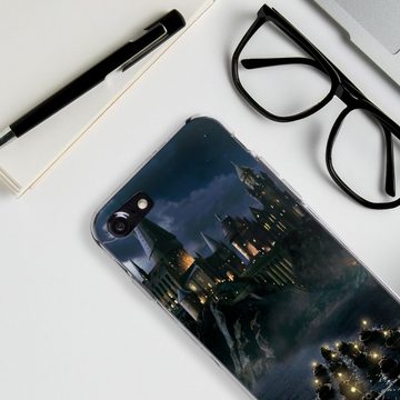 DeinDesign Handyhülle Hogwarts by Night, Apple iPhone 7 Silikon Hülle Bumper Case Handy Schutzhülle