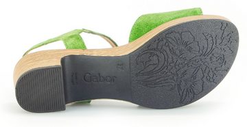 Gabor KRETA Sandalette, Sommerschuh, Sandale, Blockabsatz,in Weite G (weit)