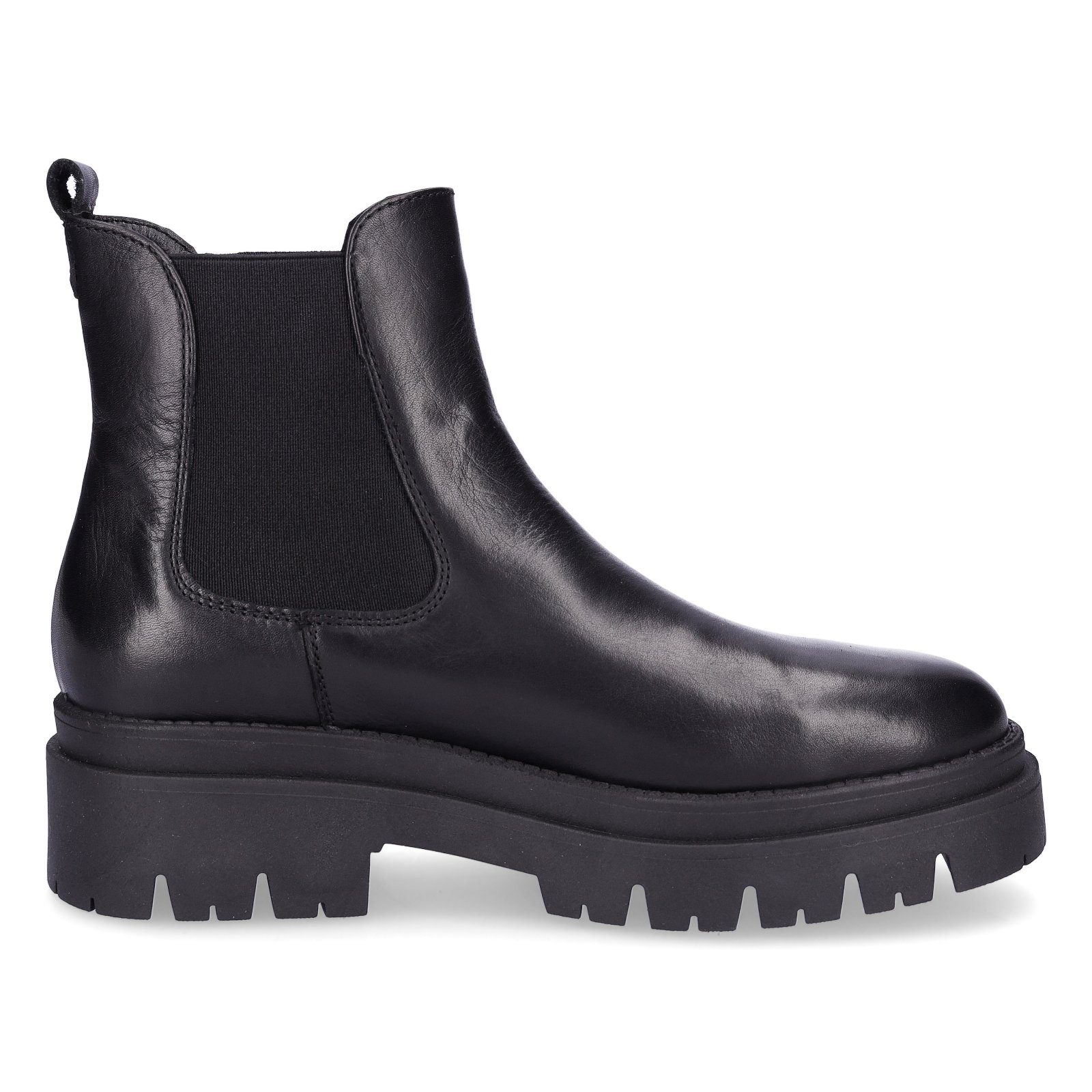 Tamaris Tamaris Damen Leder Chelsea Boot schwarz Chelseaboots