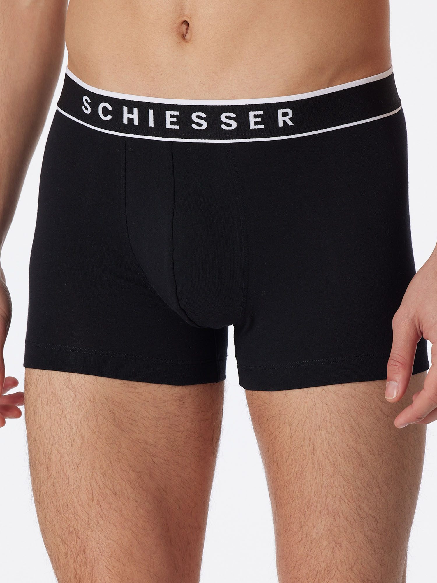 Schiesser Trunk 95/5 - 5-Pack - hoher Tragekomfort - perfekte Passform - Basic (5-St) 5er-Pack Multipack Sparpack Herren Unterwäsche Unterhosen Boxershorts