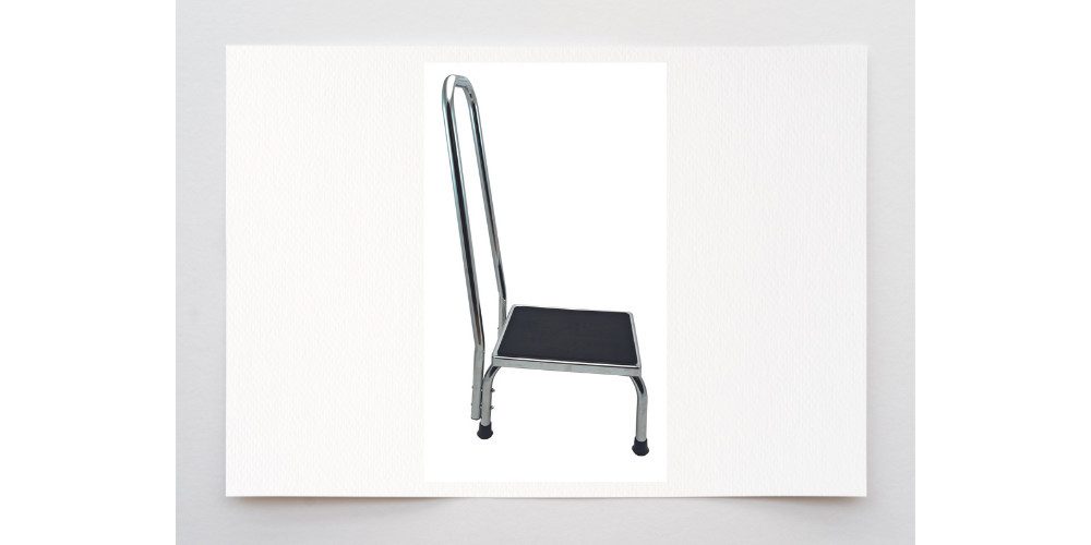 Sundo Homecare Bad-Stufe Steighilfe mit gebogenem Haltegriff, Stufentritt, 1-tlg.