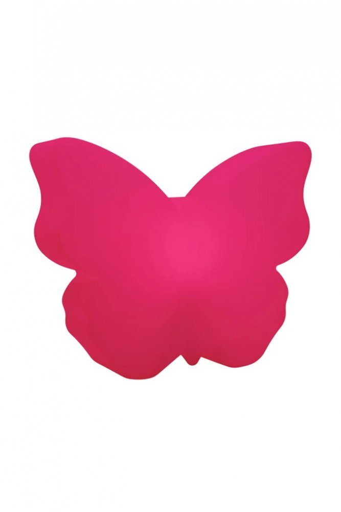8 seasons design Dekolicht 8 seasons - Motivleuchte Shining Butterfly 40 cm pink LED