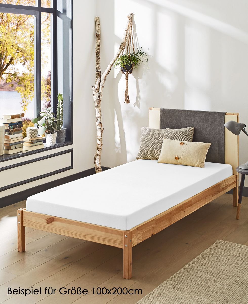 JACK Spannbettlaken JACK hochwertiges Laken Satin Uni Spannbetttuch Gummizu günstig online kaufen