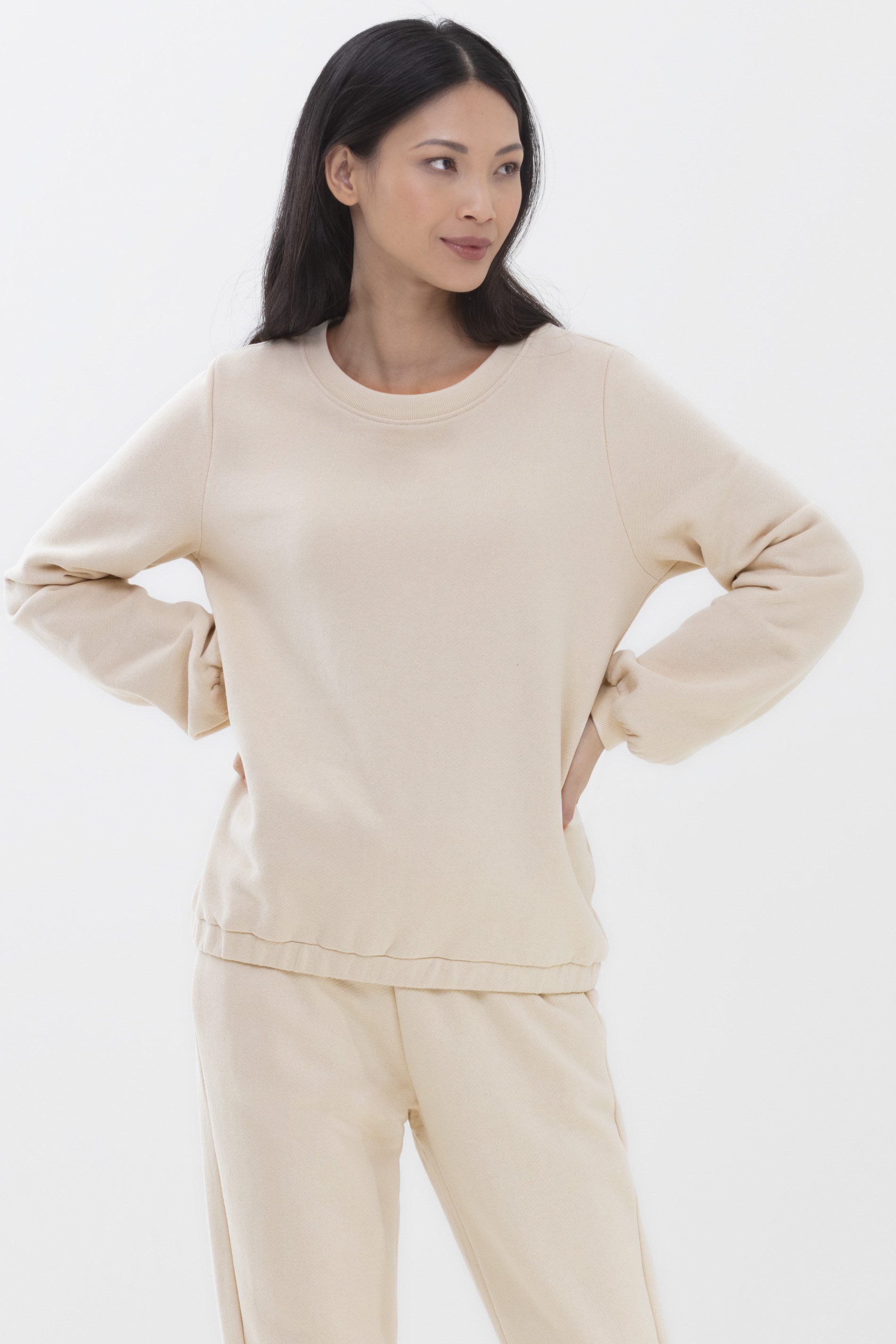 Mey Pyjamaoberteil Mey female Sweater Serie Kia Uni Oberteil (1-tlg)
