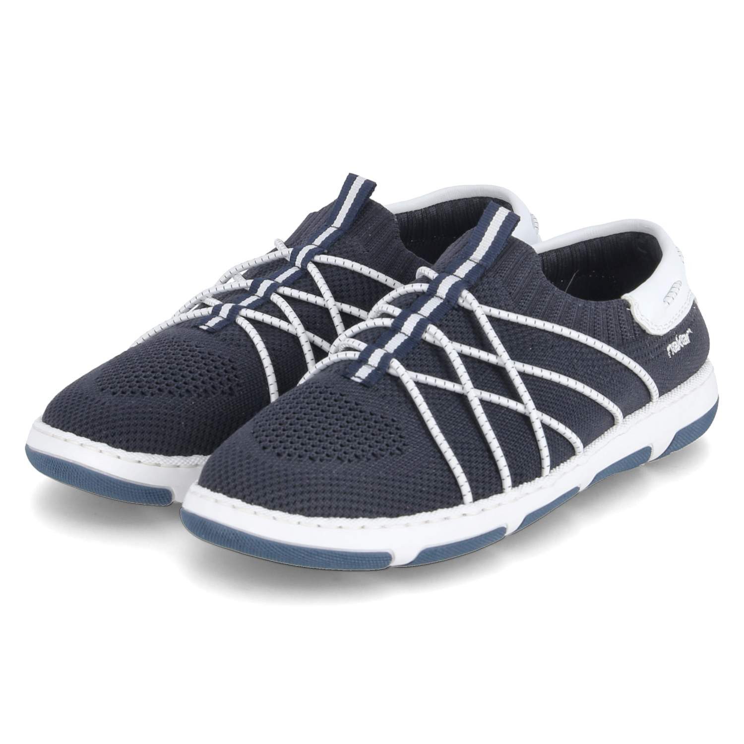 Rieker Rieker 42450-14 Damen Textil & Synthetik blau Slipper