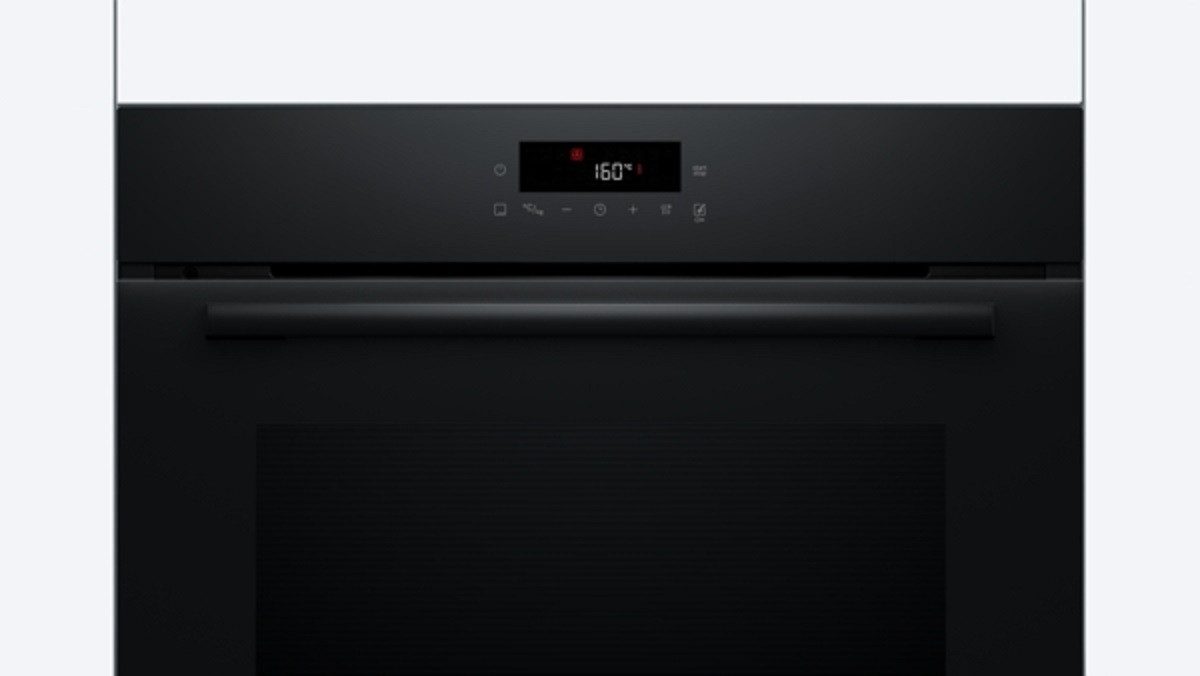 BOSCH Backofen-Set Serie 2, Serie 4 HBA571BB4, mit nachrüstbar, 3D-Heißluft, Halogen-Innenbeleuchtung