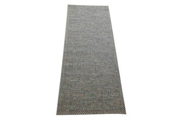Outdoorteppich In- & Outdoor Teppich Sisal türkis, TeppichHome24, rechteckig, Höhe: 5 mm