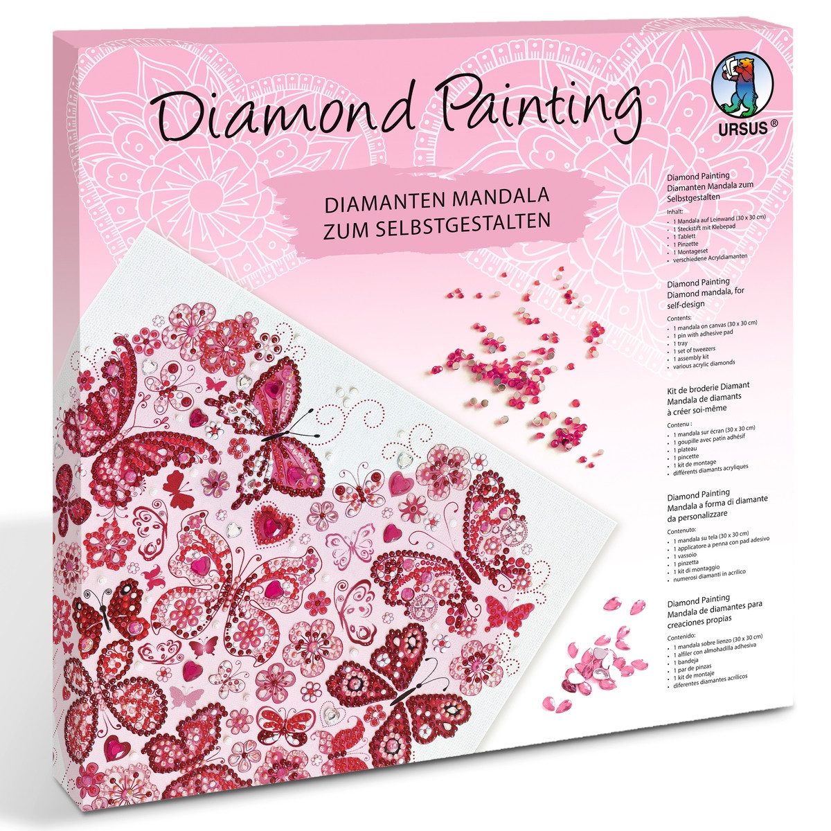 URSUS Mandala URSUS Diamond Painting Mandala Set 10