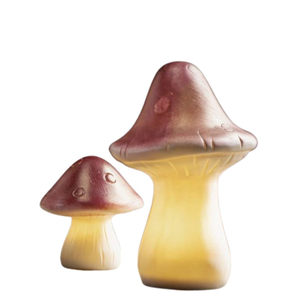 LED-Dekofigur LED Deko Pilz Figur Objekt Tischdeko Herbstdeko 2er Set