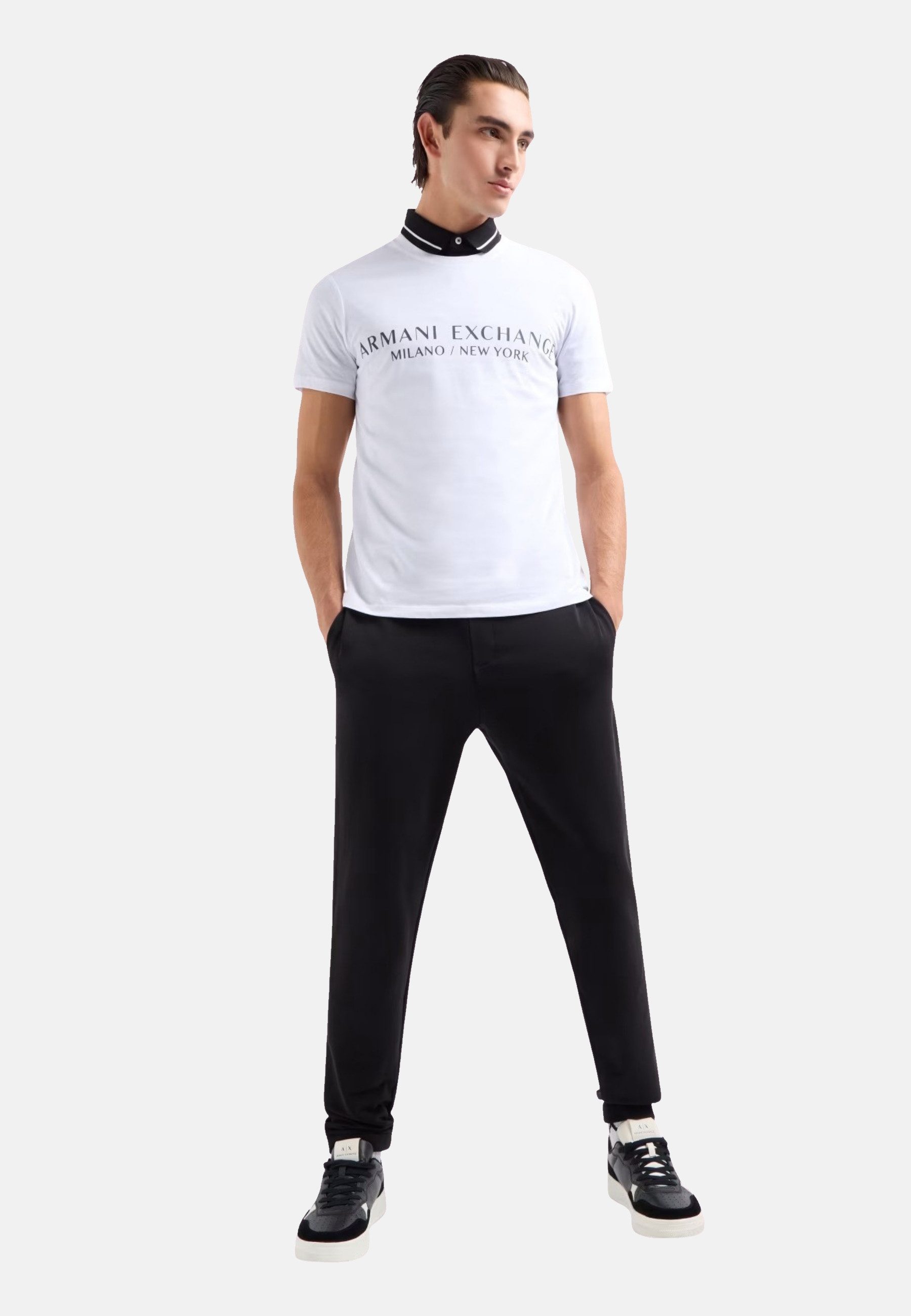 AIX ARMANI EXCHANGE T-Shirt T-Shirt Kurzarmshirt günstig online kaufen