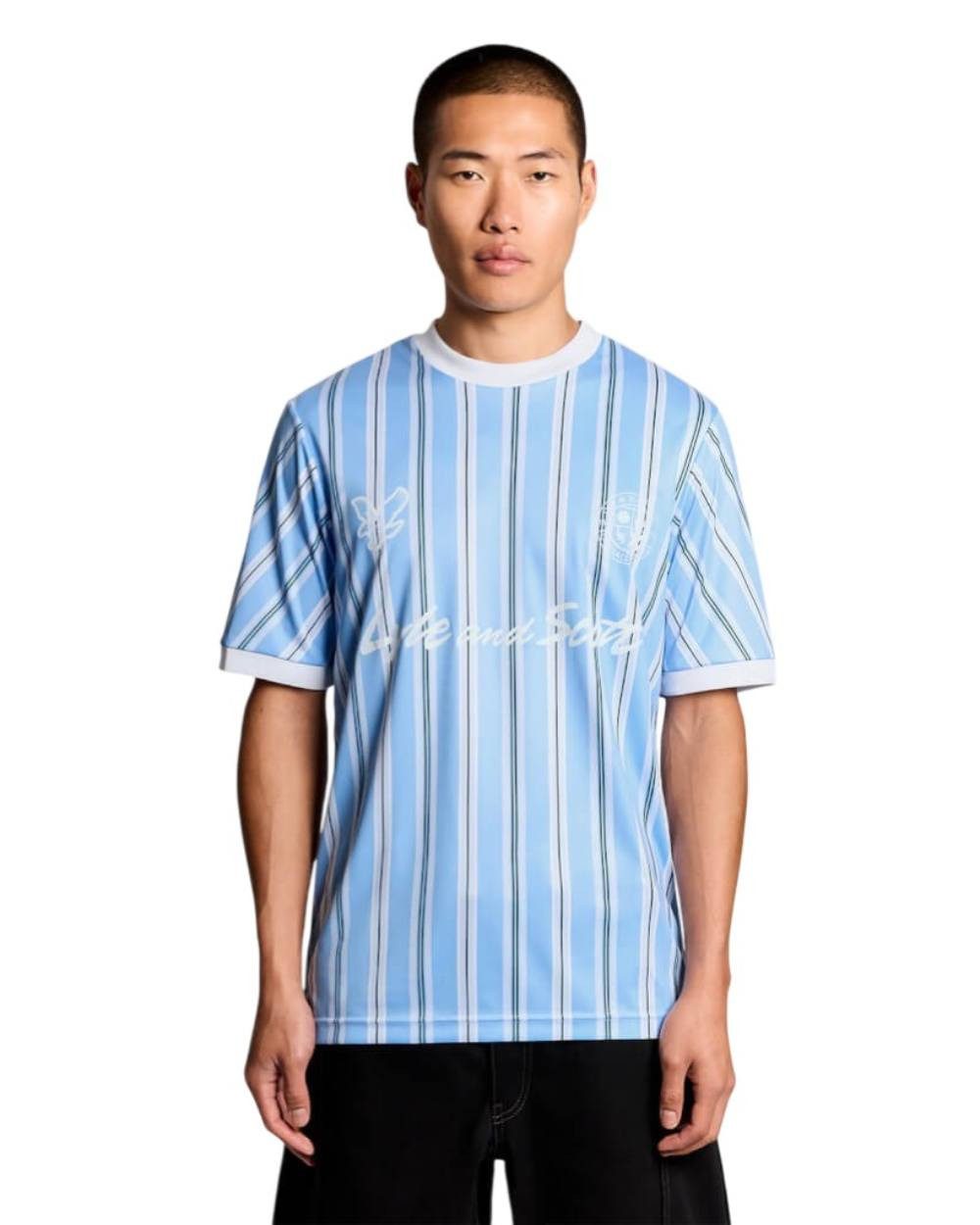 T-Shirt T-Shirt Lyle & Scott Prep Stripe Football