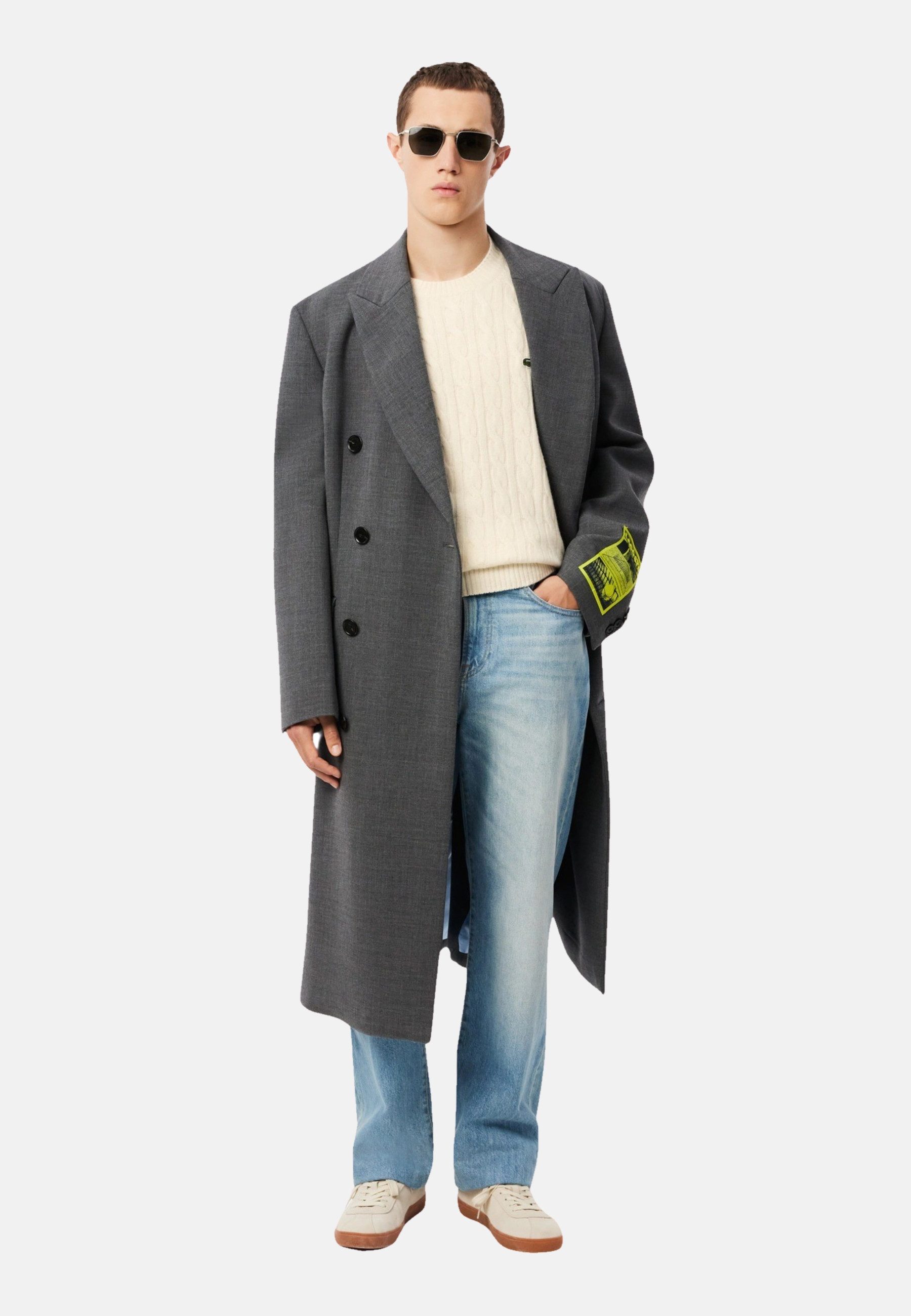 Lacoste Strickpullover Pullover Strickpullover R-Neck (1-tlg) günstig online kaufen