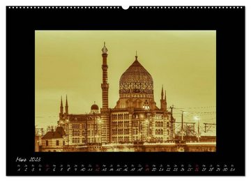 CALVENDO Wandkalender Dresden - Fotografien wie aus guten alten Zeiten (Premium, hochwertiger DIN A2 Wandkalender 2023, Kunstdruck in Hochglanz)