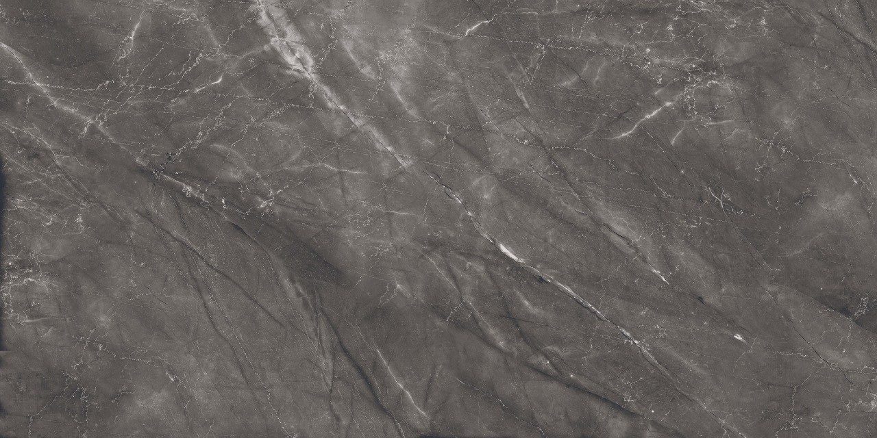 Bodenfliese 1 Paket (1,44 m) Fliesen VENEZIA NERO (60 × 120 cm), matt, grau, Küche Wand Bad Flur Bodenfliese Duschwand Bodenbelag