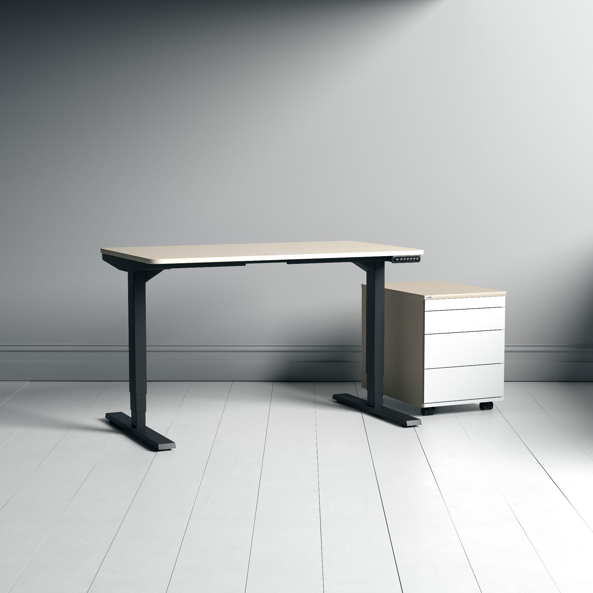 ASSMANN Büromöbel Schreibtisch Y-LINE Curved (140x70cm günstig online kaufen