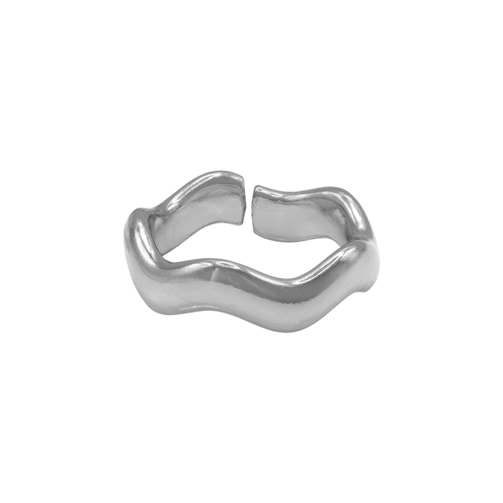 Heideman Fingerring Lusie silberfarben poliert (Ring, 1-tlg., inkl. Geschenkverpackung), Damenring