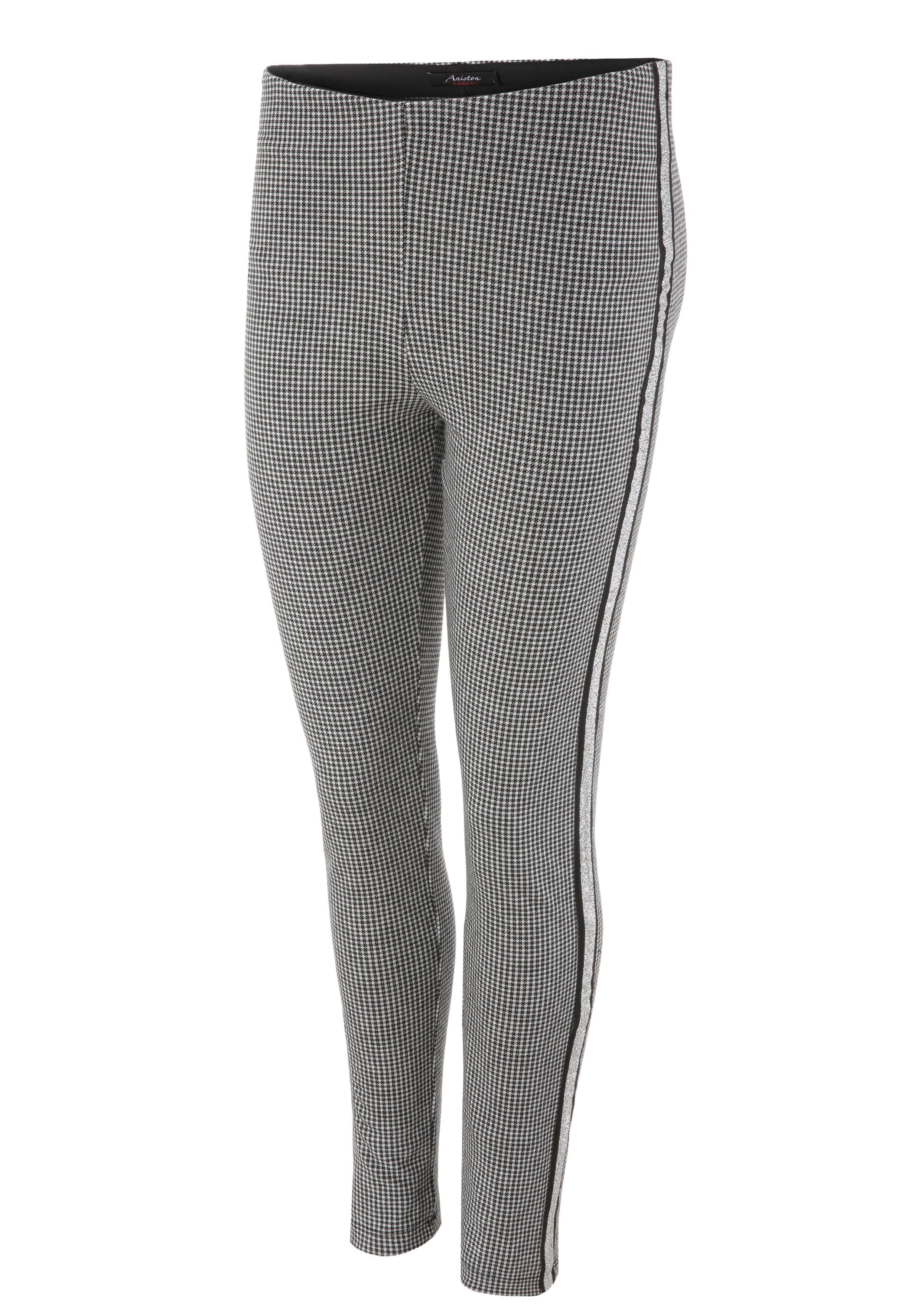 Aniston CASUAL Schlupfhose mit glitzernden Galonstreifen – Bild 5 von 5