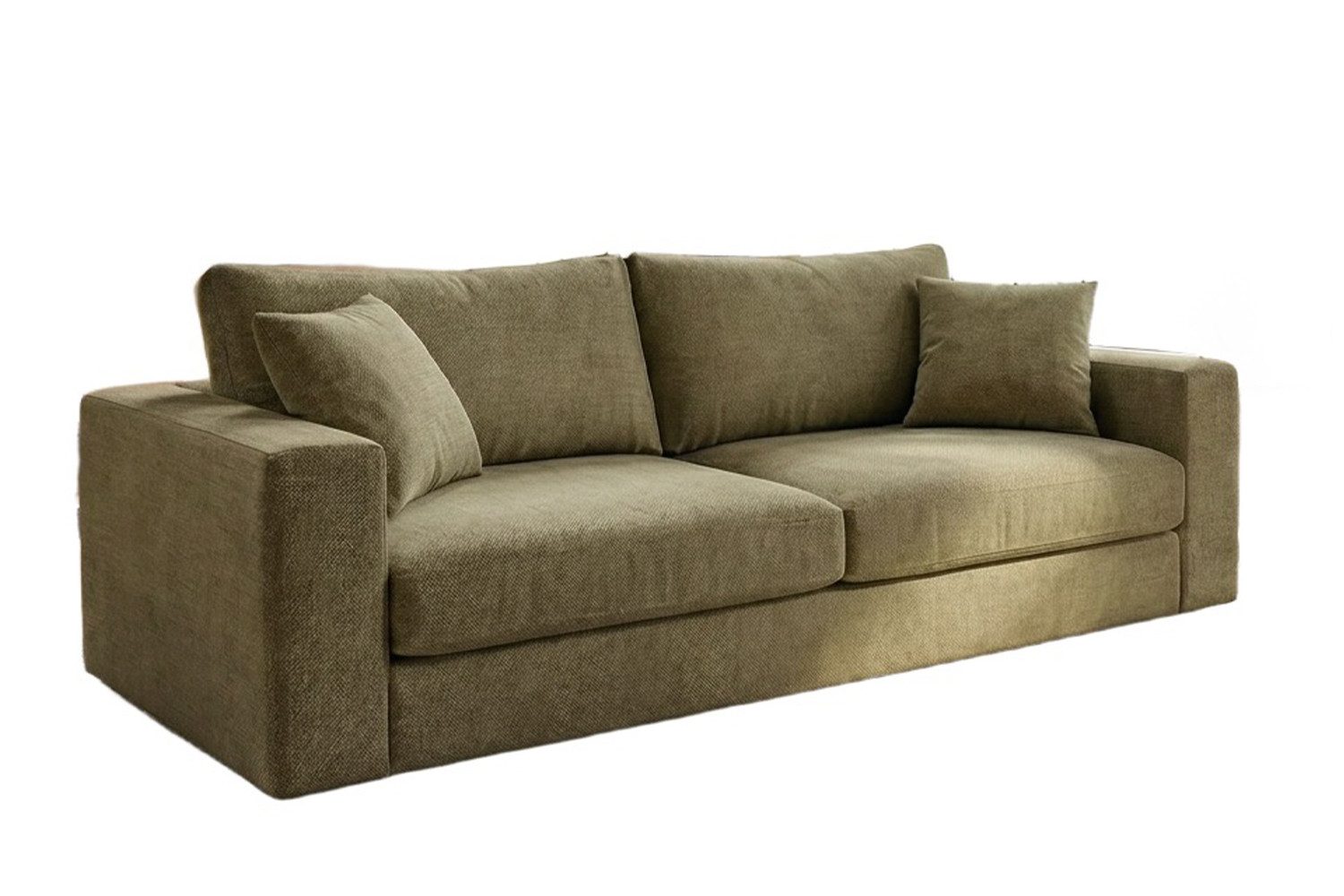 KAWOLA 3-Sitzer AMINA Stoff Couch - Gemütlichkeit - Wohnzimmer Sofa - 3 Sitzer, Modernes Sofa für Drei, hochwertiger Bezug, toller Sitzkomfort