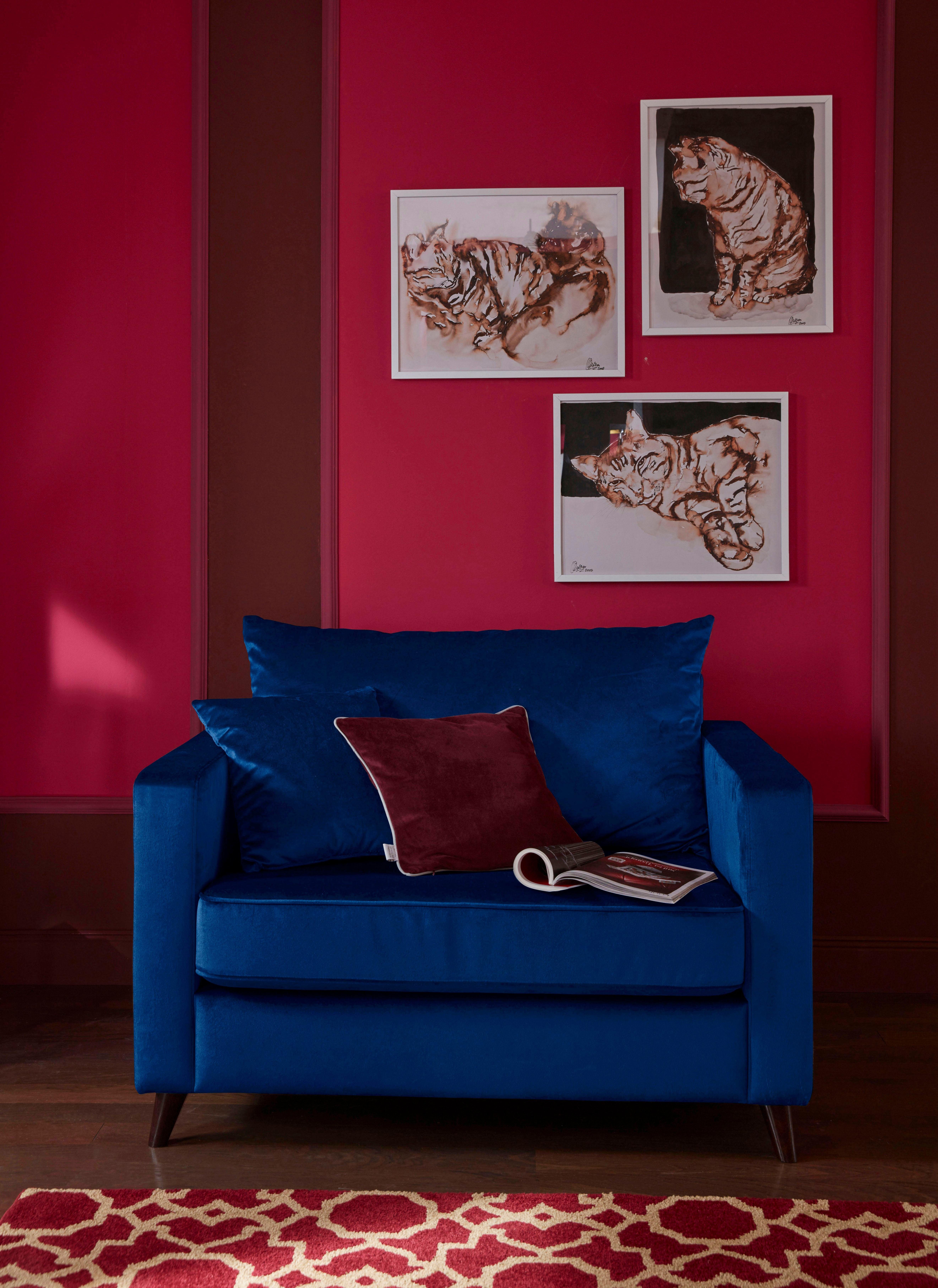 Home affaire Loveseat Renesse, lose Kissen, Keder an Sitzkissen