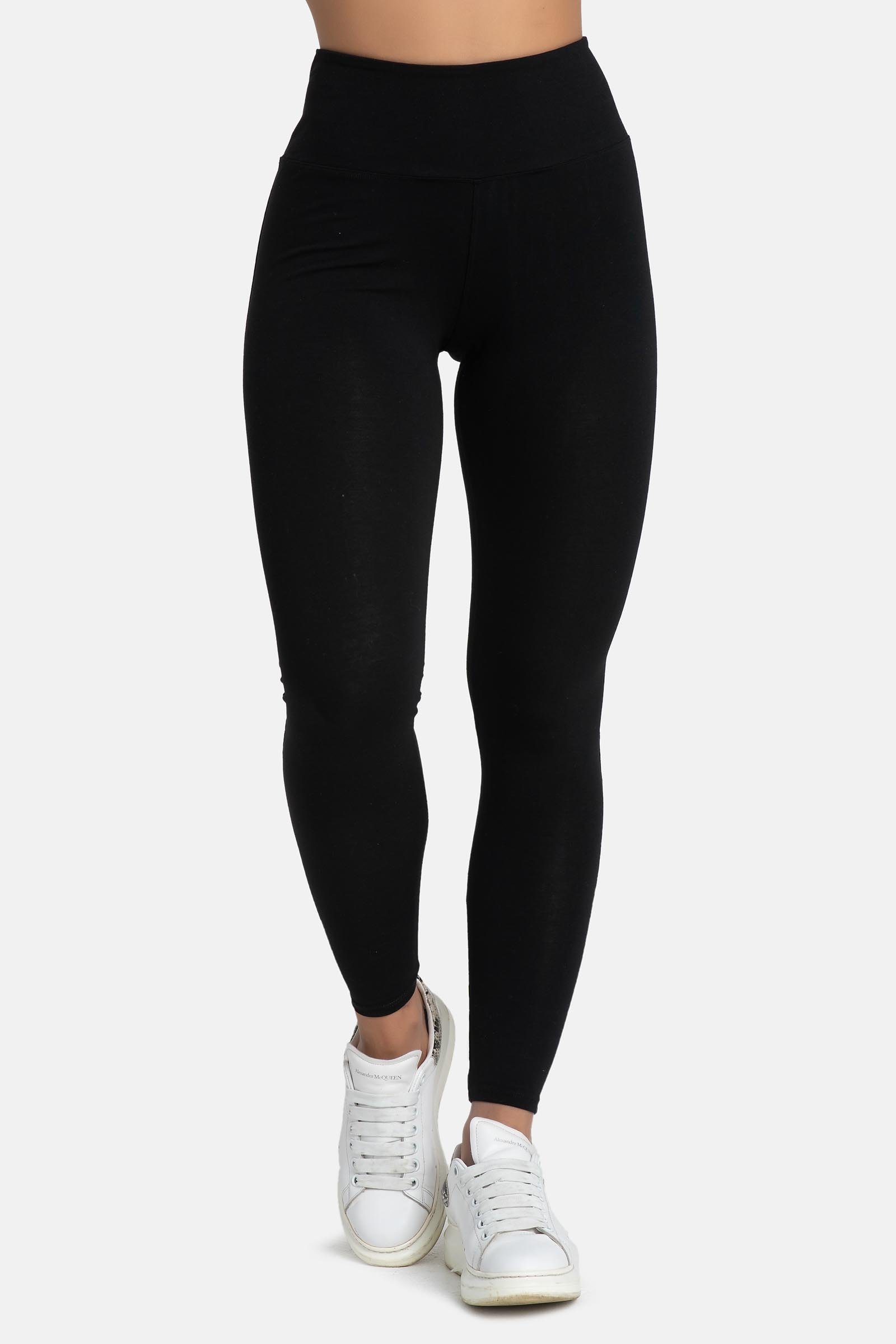 Evoni Leggings für Damen lang blickdicht