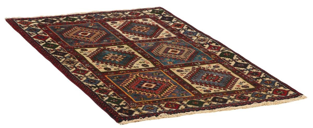 Orientteppich Yalameh 86x131 Handgeknüpfter mm Nain Höhe: rechteckig, Trading, Perserteppich, Orientteppich 12 