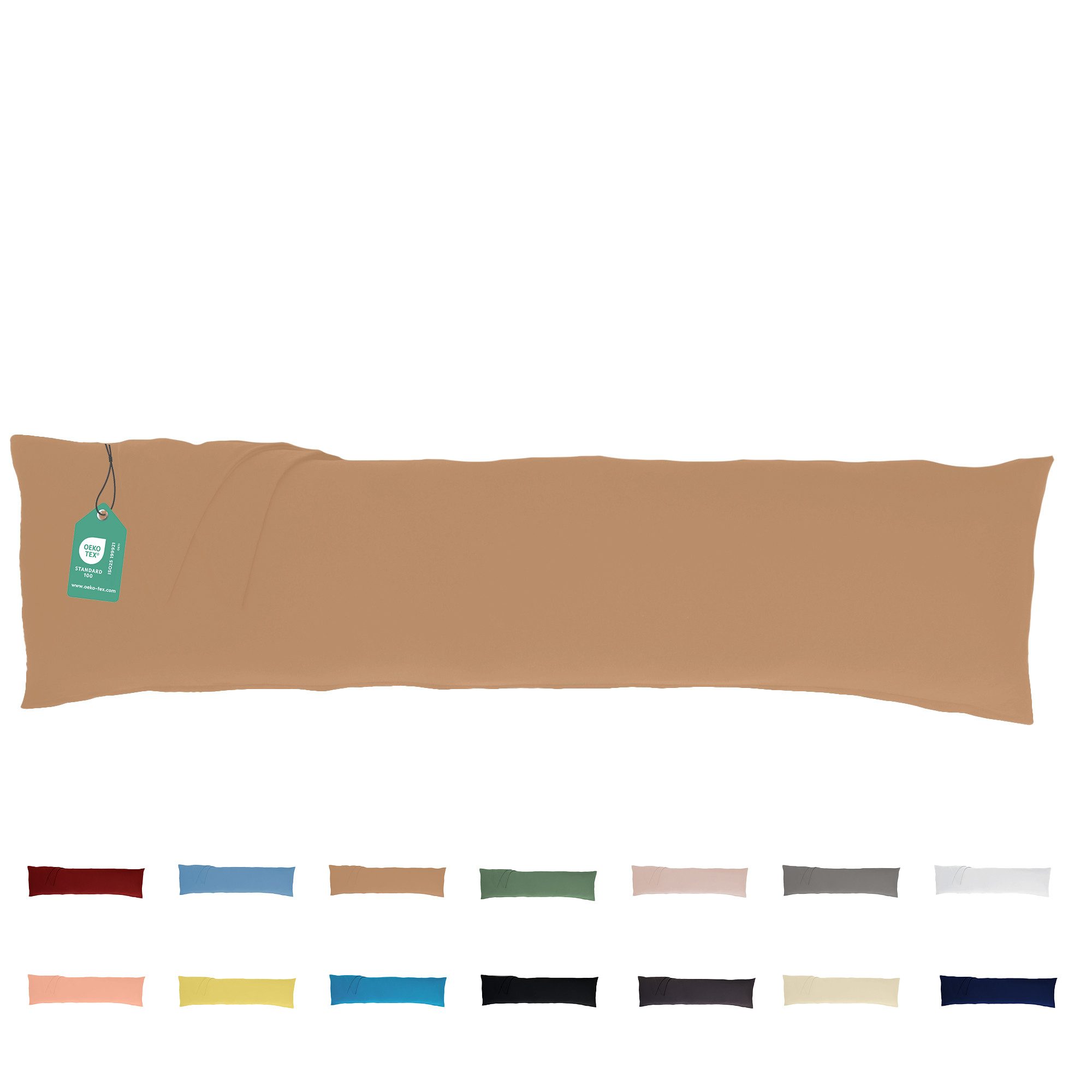 livessa Seitenschläferkissen mit bezug 40x145 cm - Schwangersschaftskissen - Schlafkissen, Kissen mit Bezug, Seitenschläferkissen : 100% Mikrofaser, Kissenbezug: 100% Baumwolle, Stillkissen mit Kissenbezug
