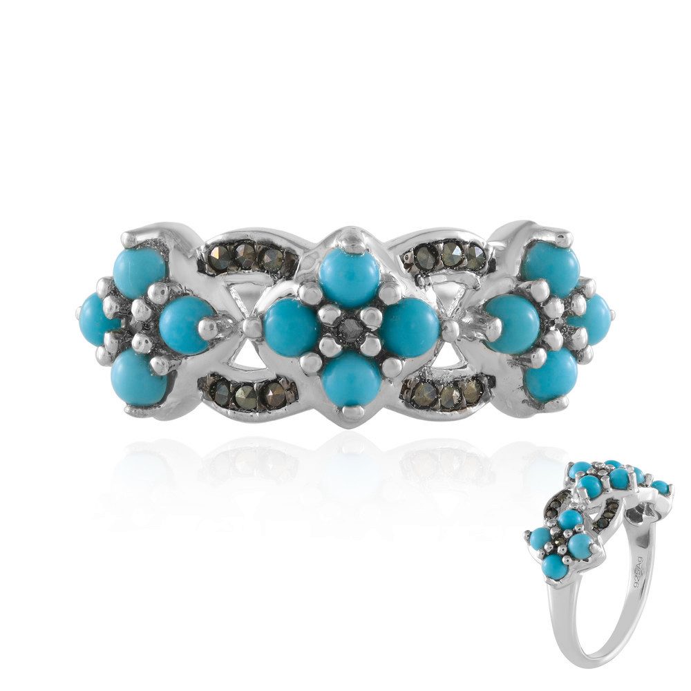 Cavill Silberring Dornröschen Türkis Silber Ring günstig online kaufen