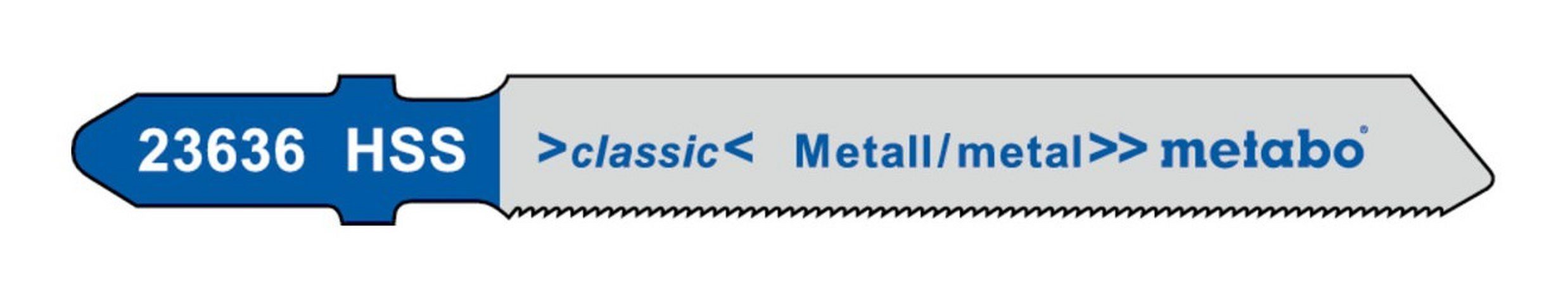 mm Stück), HSS 66 (5 Metall 0,7 Serie Stichsägeblätter / classic metabo Stichsägeblatt