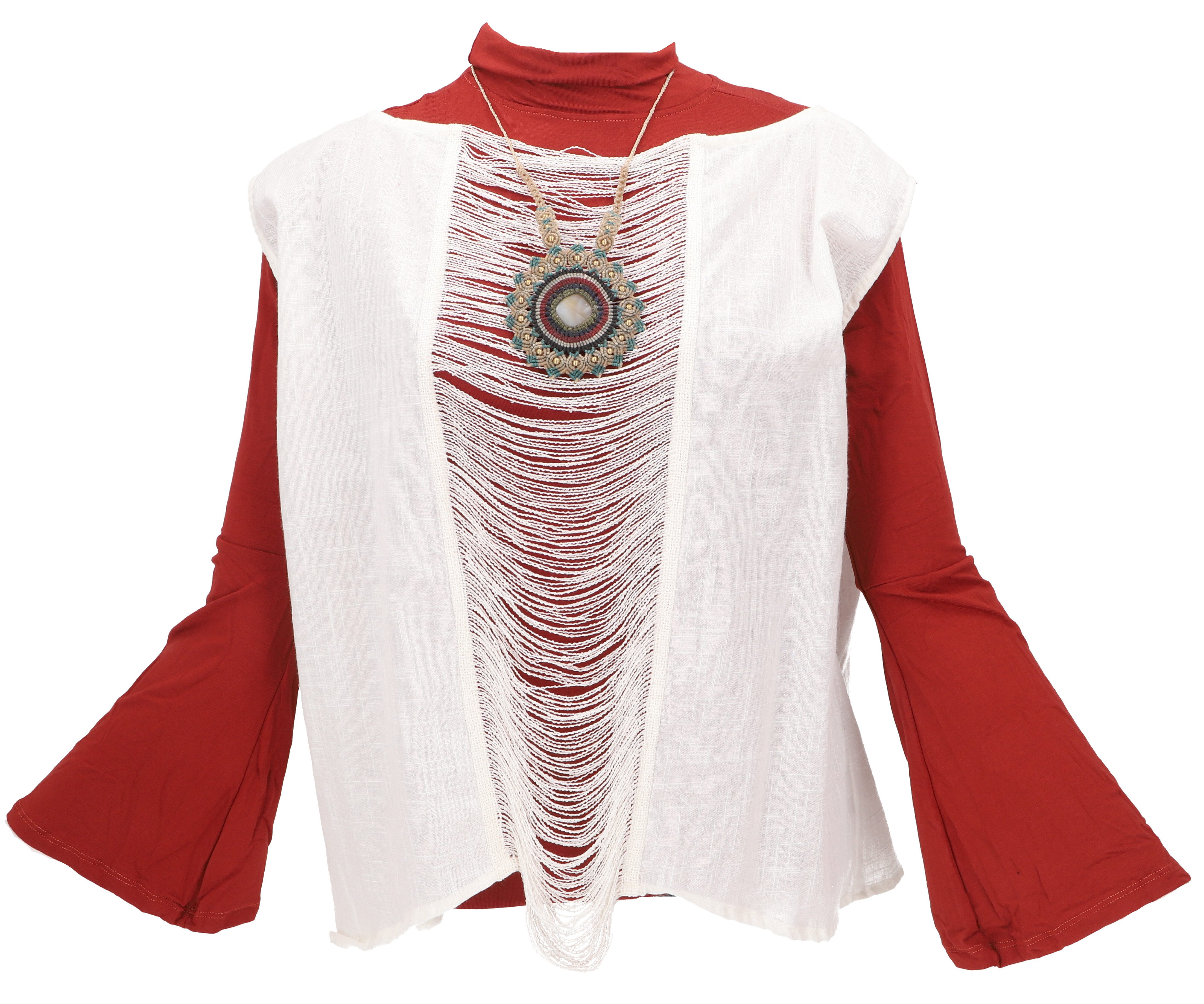 T-Shirt Goa Top, kurzes Ethno StyleTop, Oversize Top -..