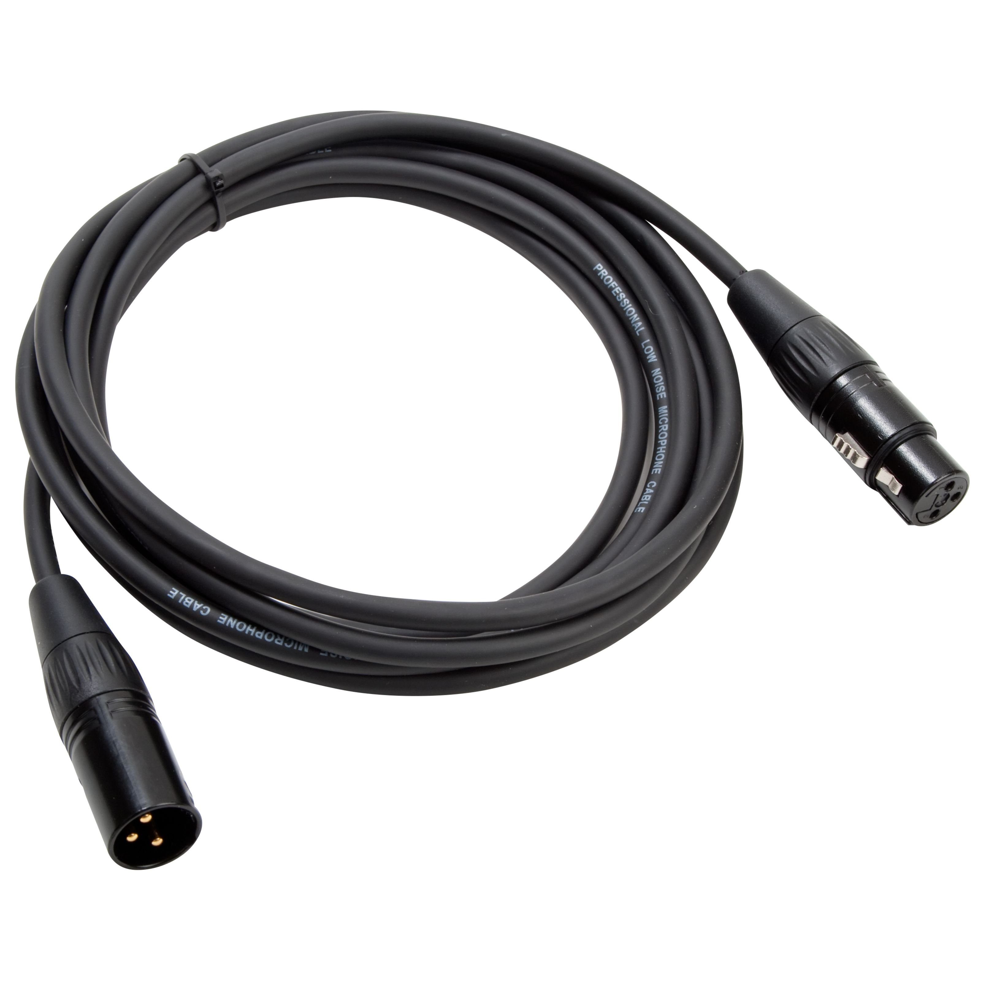 MUSIC STORE Audio-Kabel, Platinum, XLR Mikrofonkabel, Goldkontakte