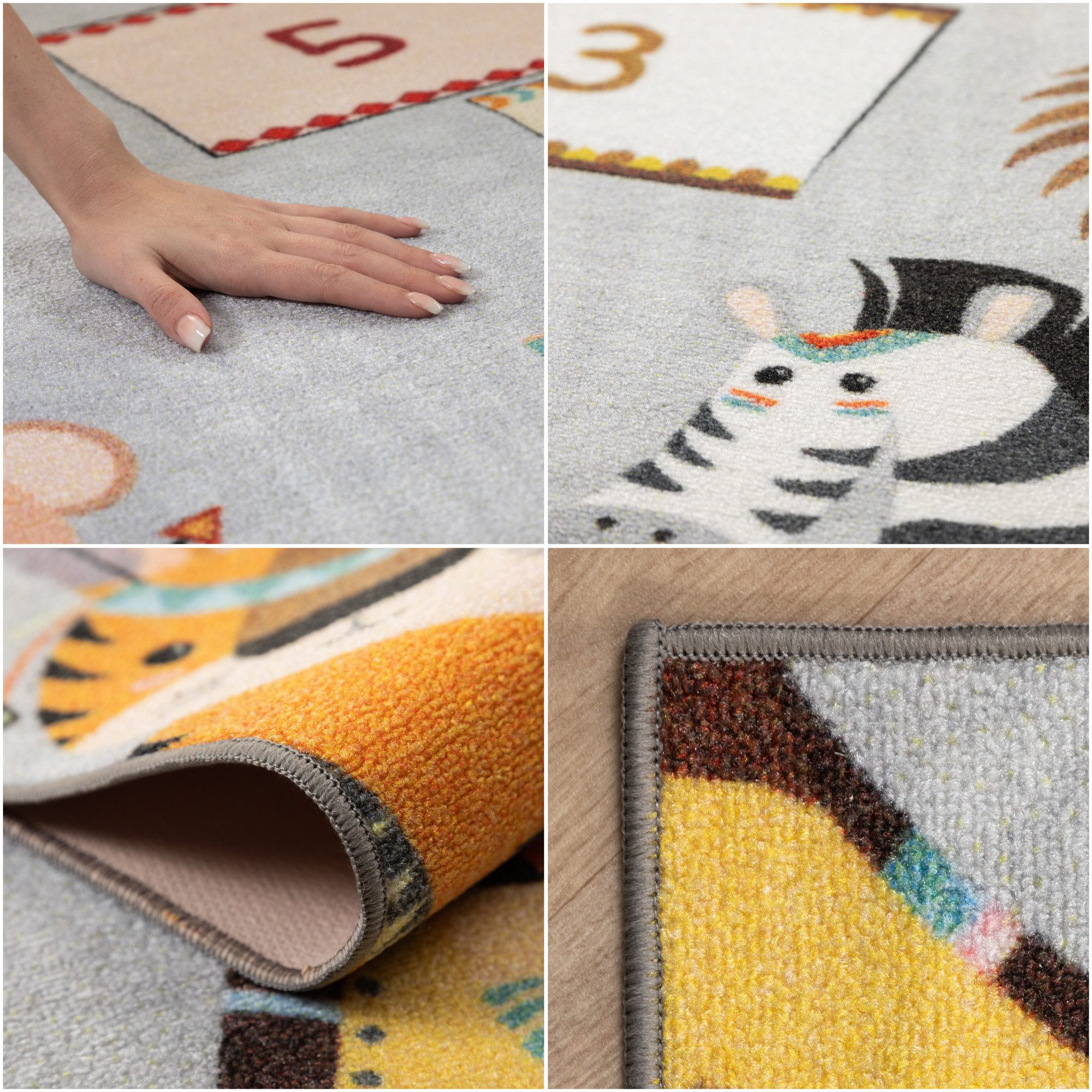 Carpettex Kinderteppich Himmel und Hölle, Rechteckig, Höhe: 7 mm, Teppich K günstig online kaufen
