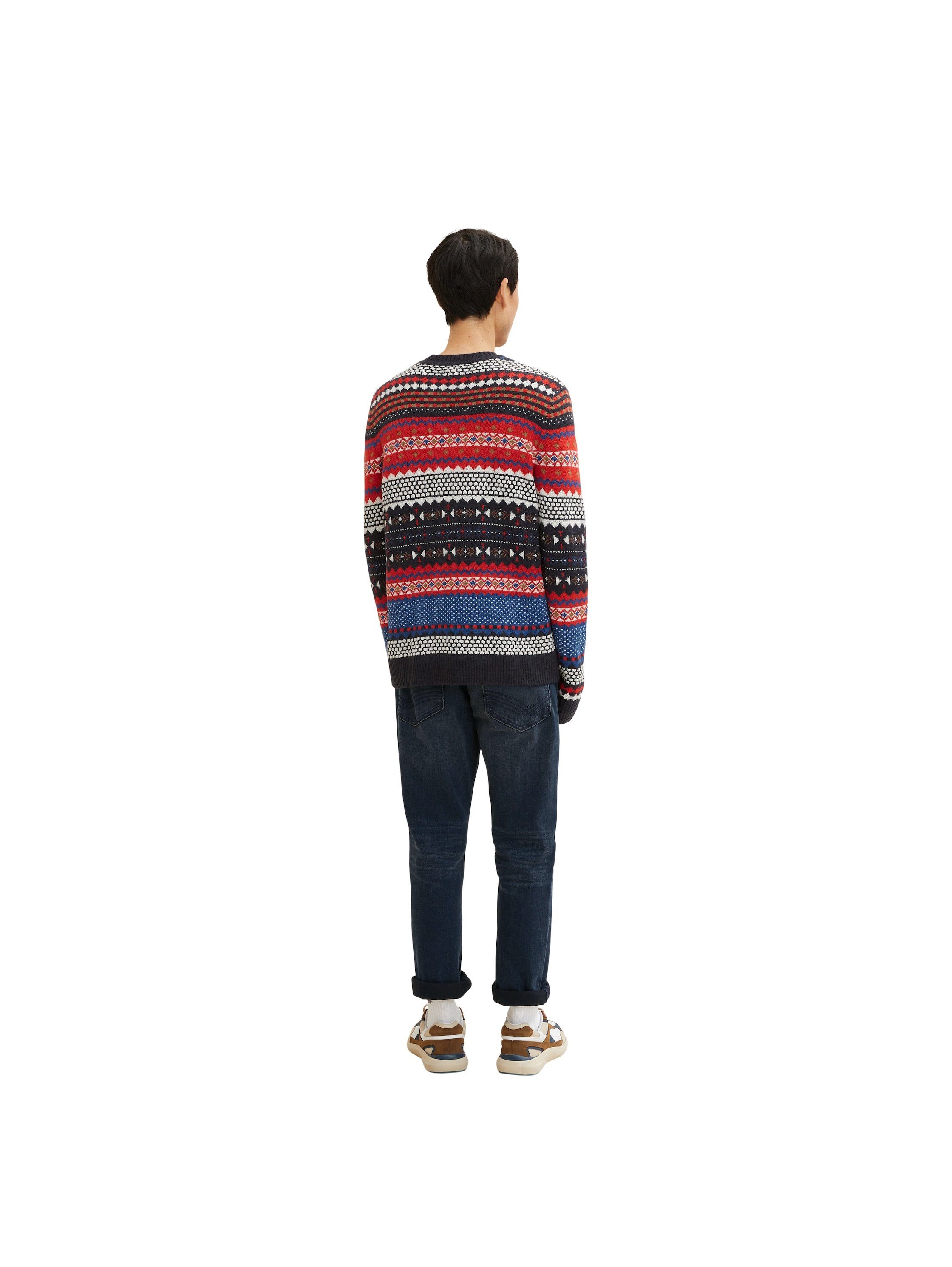 TOM TAILOR Strickpullover Gemusterter Strickpullover
