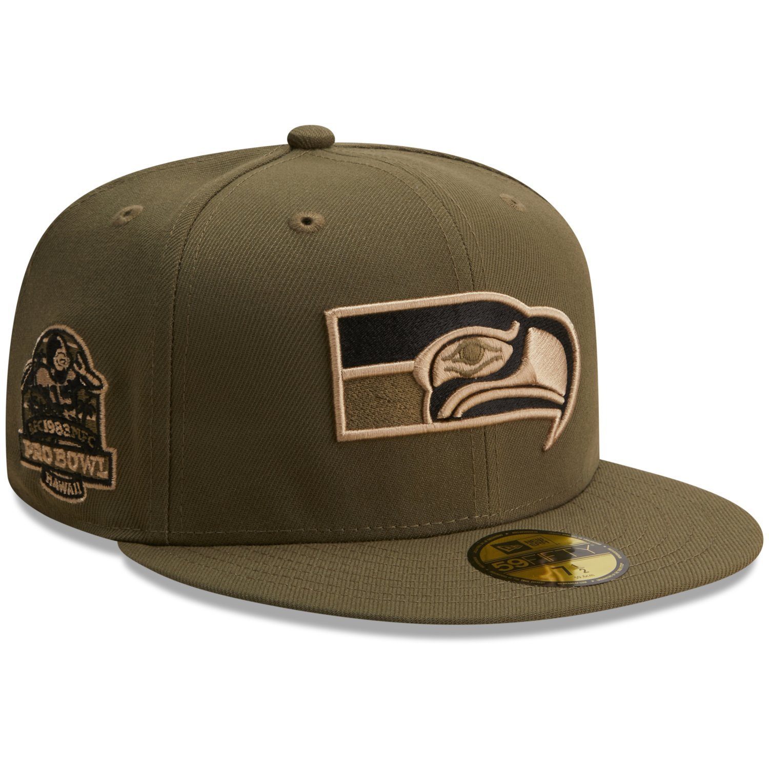 New Era Fitted Cap 59Fifty NFL Throwback Superbowl ProBowl Seattle Seahawks