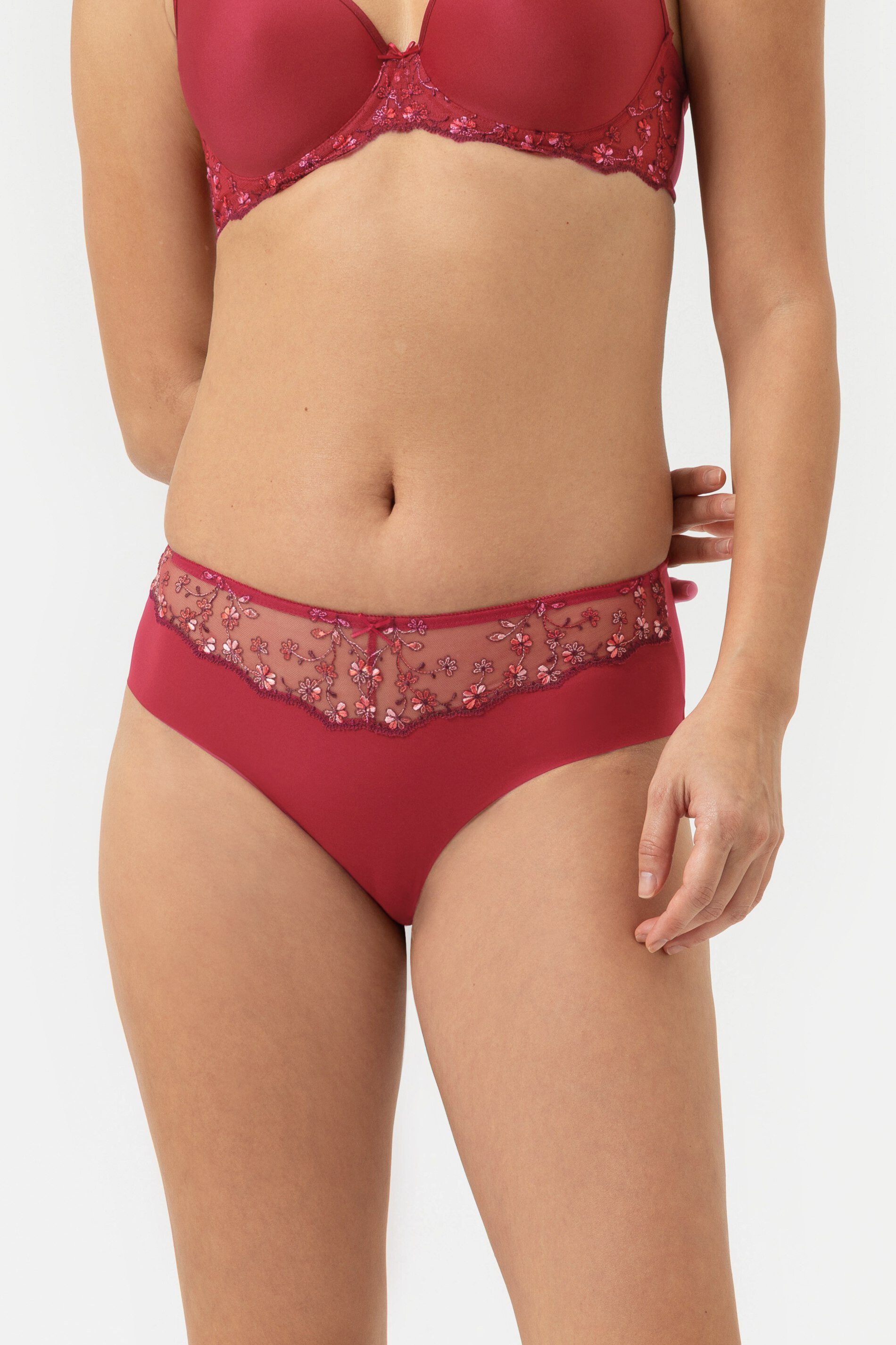 Hipster Damen Serie Delightful Uni, florale Spitze