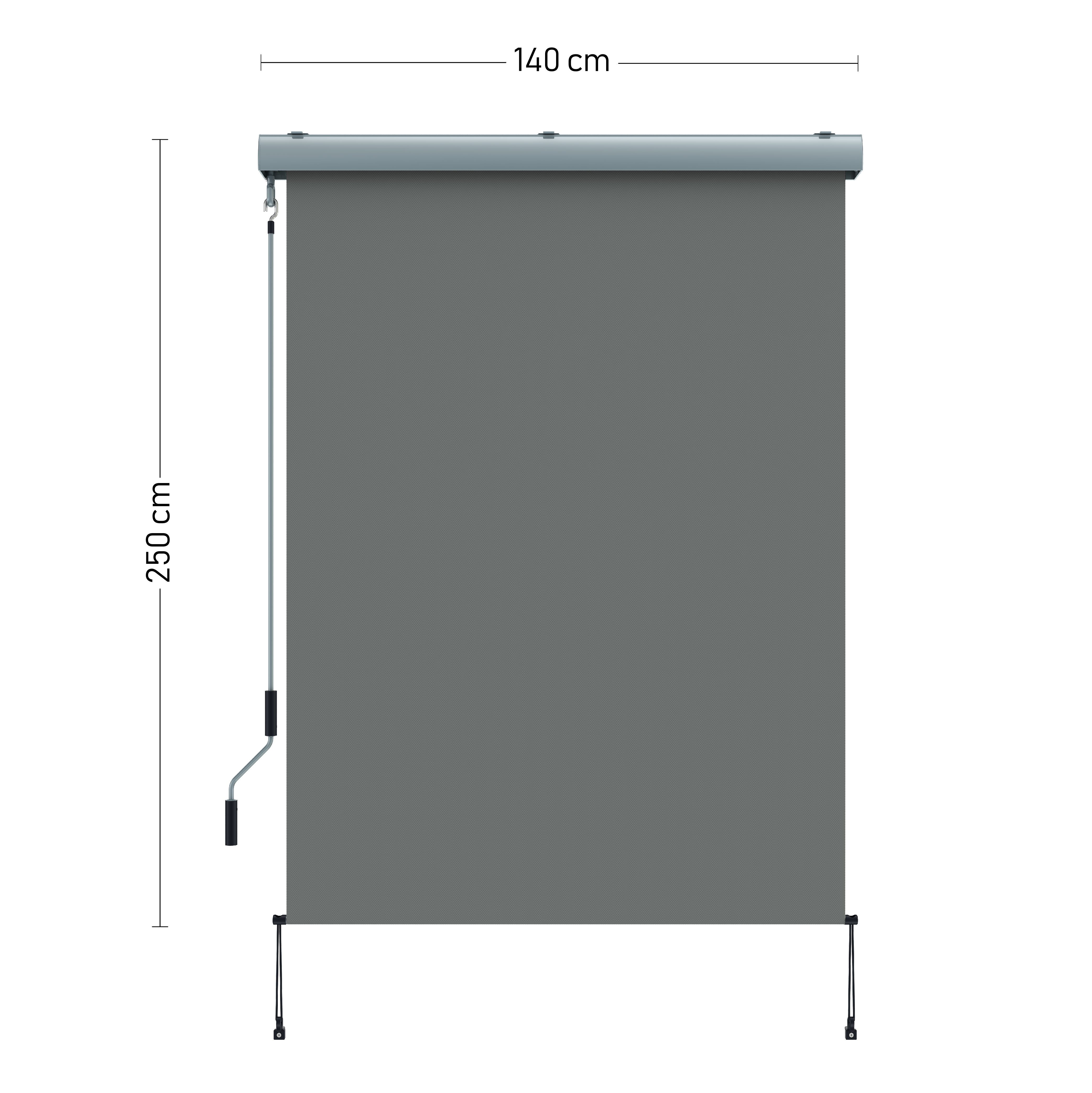 home trends Klemm-Senkrechtmarkise Senkrechtmarkise Balkonmarkise Sicht & Wind & Sonnenschutz Aluminium