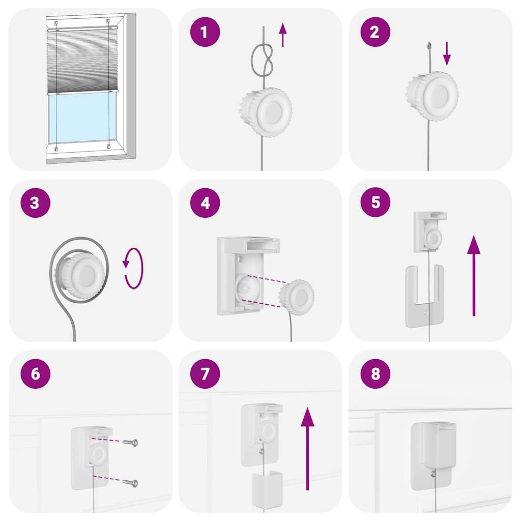 vidaXL Gardine 115 x 100 cm Plissee Anthrazit 115x100 cm Stoffbreite 114,4 cm Polyest