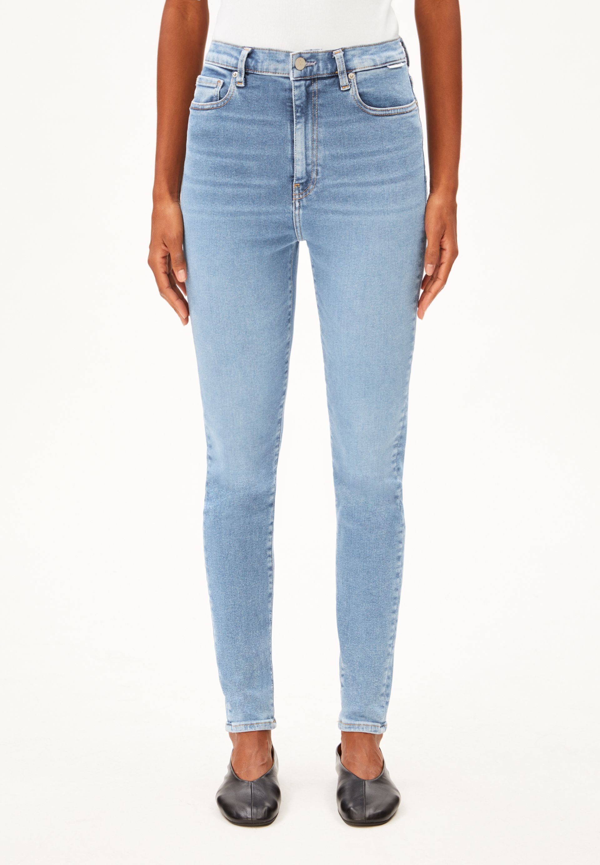 Armedangels Skinny-fit-Jeans INGAA (X-Stretch) High waist
