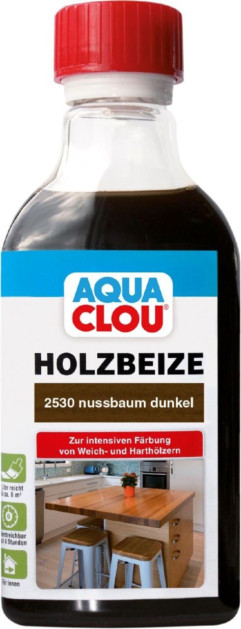 Aqua Clou Holzbeize Aqua Clou Holzbeize 250 ml nussbaum dunkel | Holzbeize