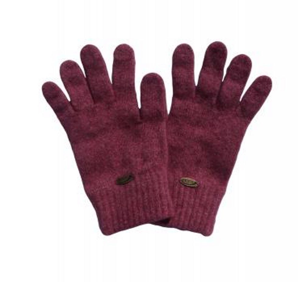 Koru Knitwear Strickhandschuhe Handschuhe aus der Possumhaarfaser rose