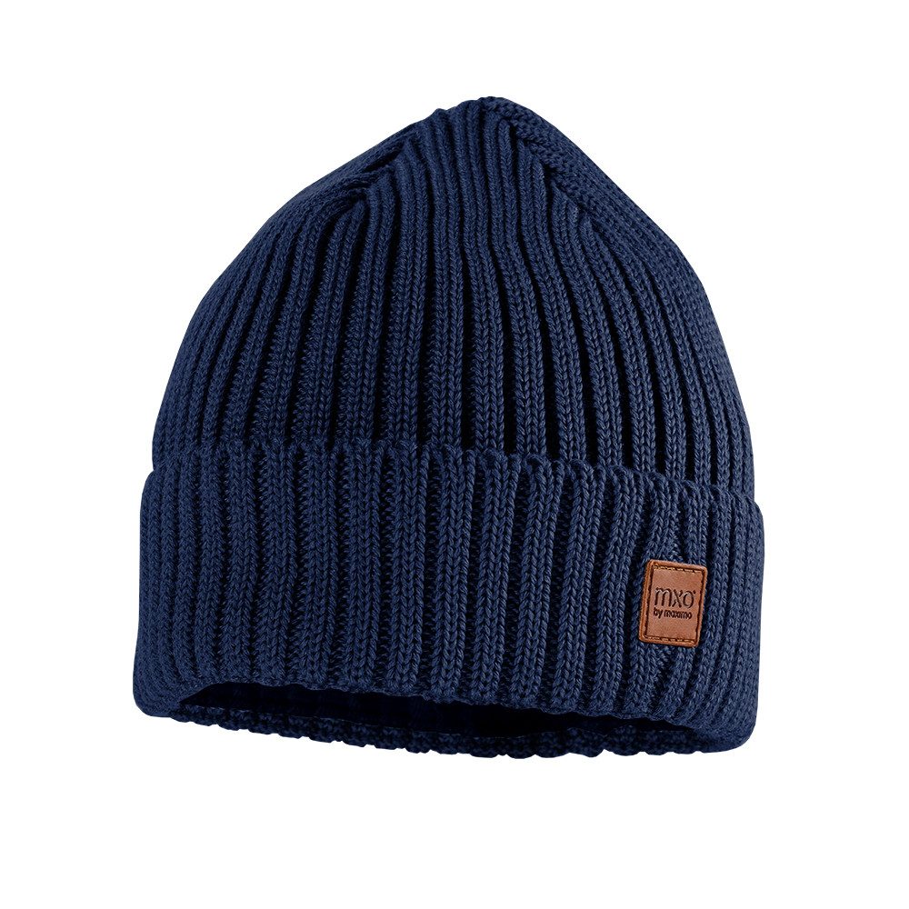 MAXIMO Strickmütze Wolle, gefüttert, breiter Umschlag