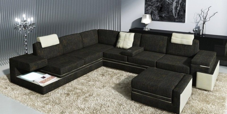 Eck Ecksofa Sitz XXL Leder Sofas Ecksofa, Couchen Polster Wohnlandschaft JVmoebel Ecke