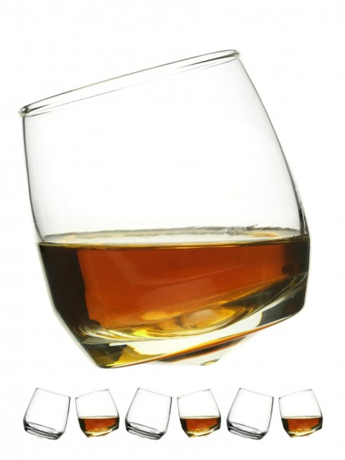 Gravidus Whiskyglas 6 x Bar Rocking Whisky Glas 200 ml