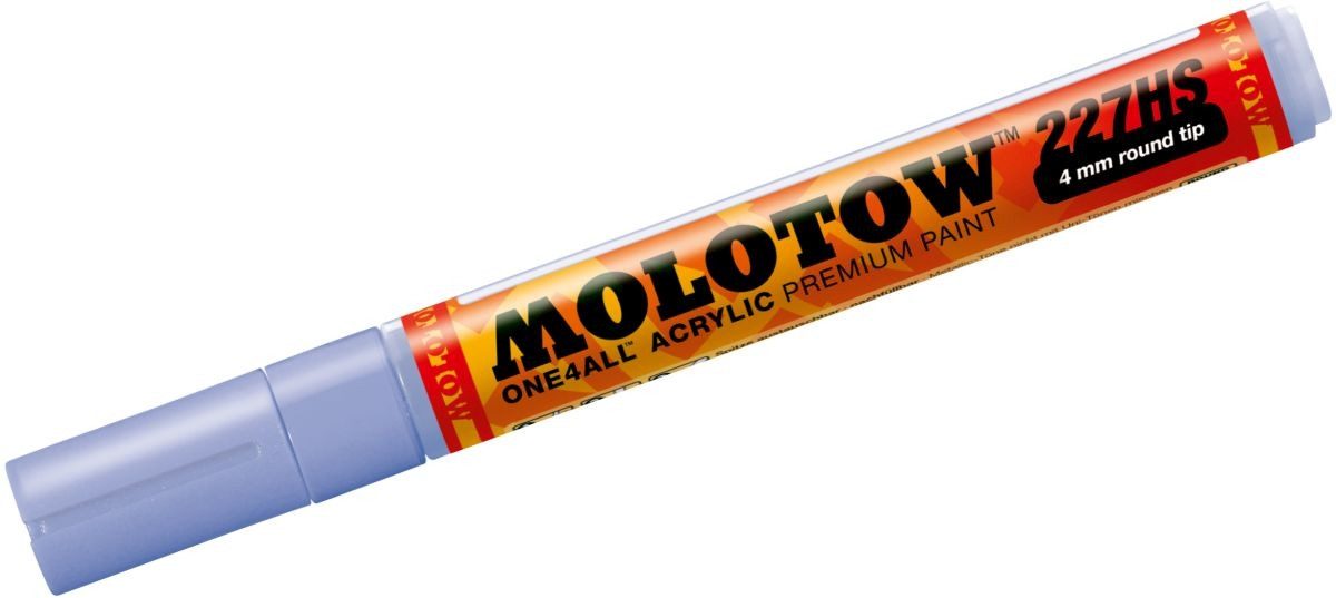 MOLOTOW Permanentmarker Permanentmarker One4All 227 HS nachfüllbar 4mm blauviolett pastell