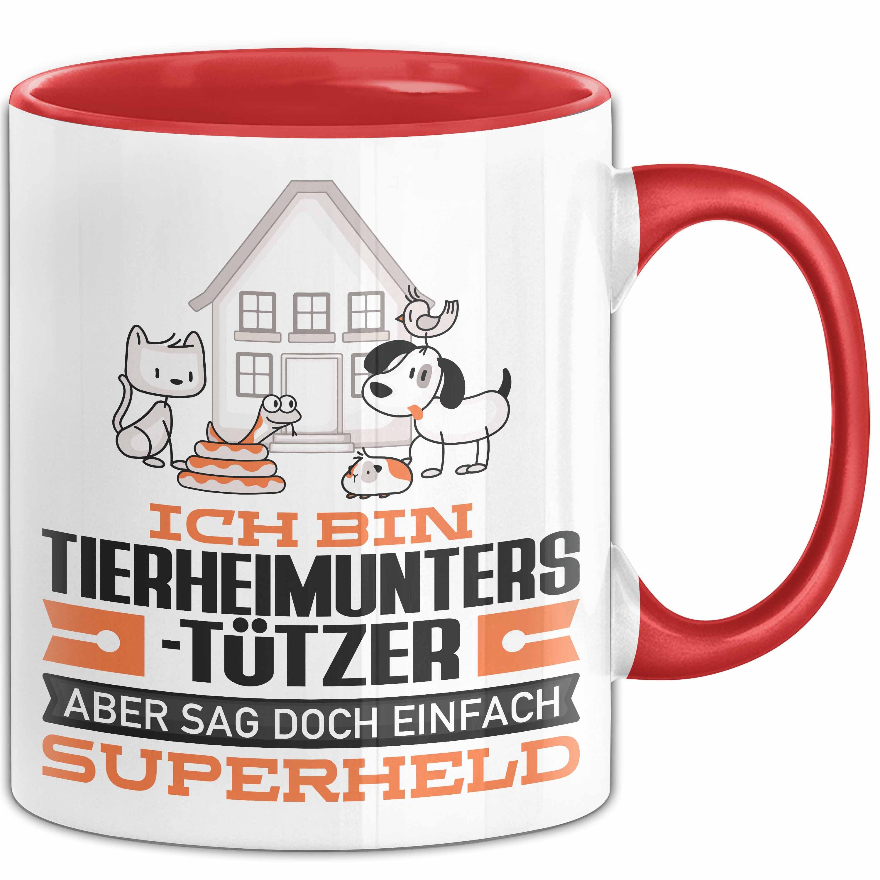 Tasse Tierheimunterstützer Geschenk Tasse Ich Bin Tierheimunterstützer Aber