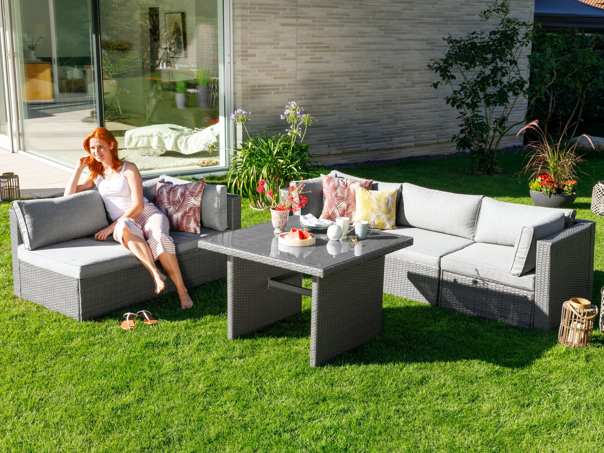 Loungeset MALTA von KONIFERA - Einrichtungsvorschlag