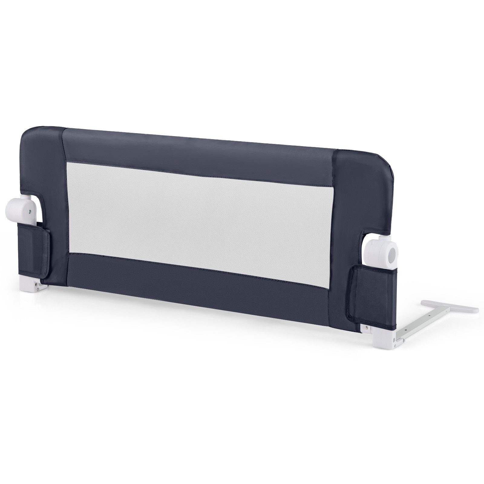 COSTWAY Bettschutzgitter Bettgitter, Babybettgitter, mit Verstellbarer Gurt günstig online kaufen