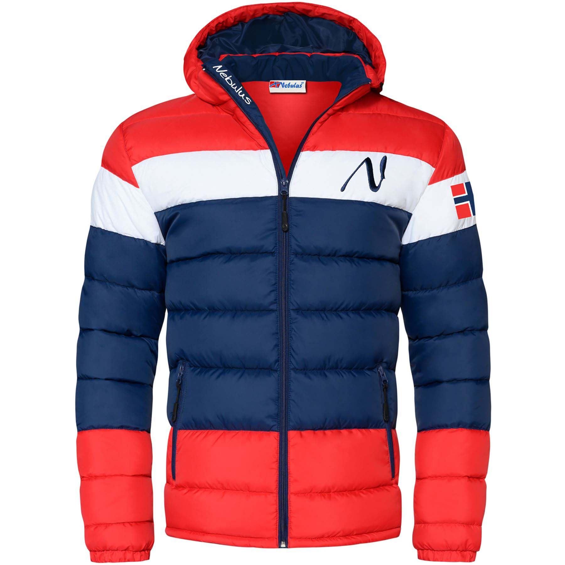 Nebulus Winterjacke MIXUP, P4831 - Herren, blau-rot, L günstig online kaufen