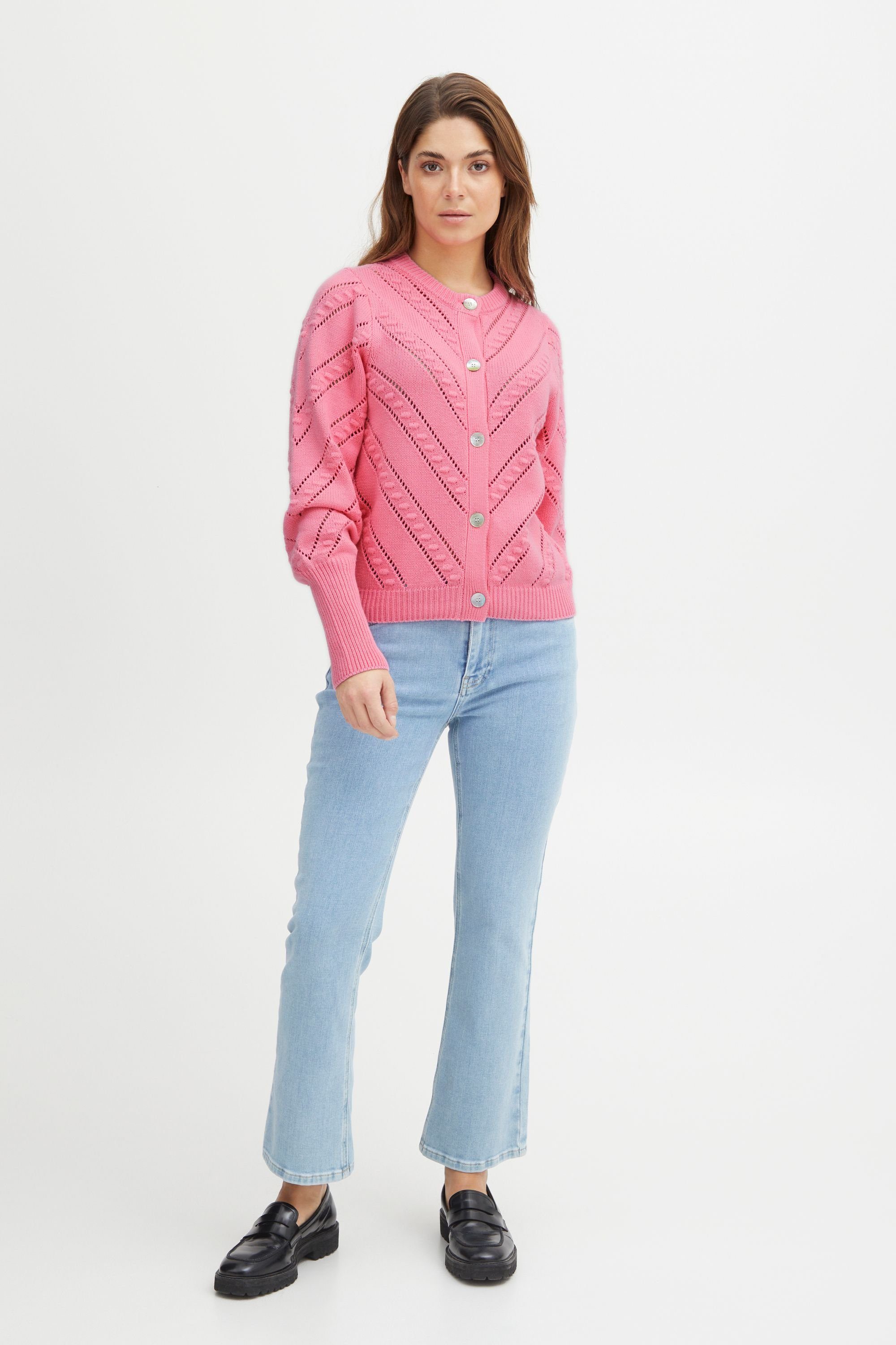 Pulz Jeans Cardigan - Pink Carnation PZAMY (162124) 50207168 Cardigan