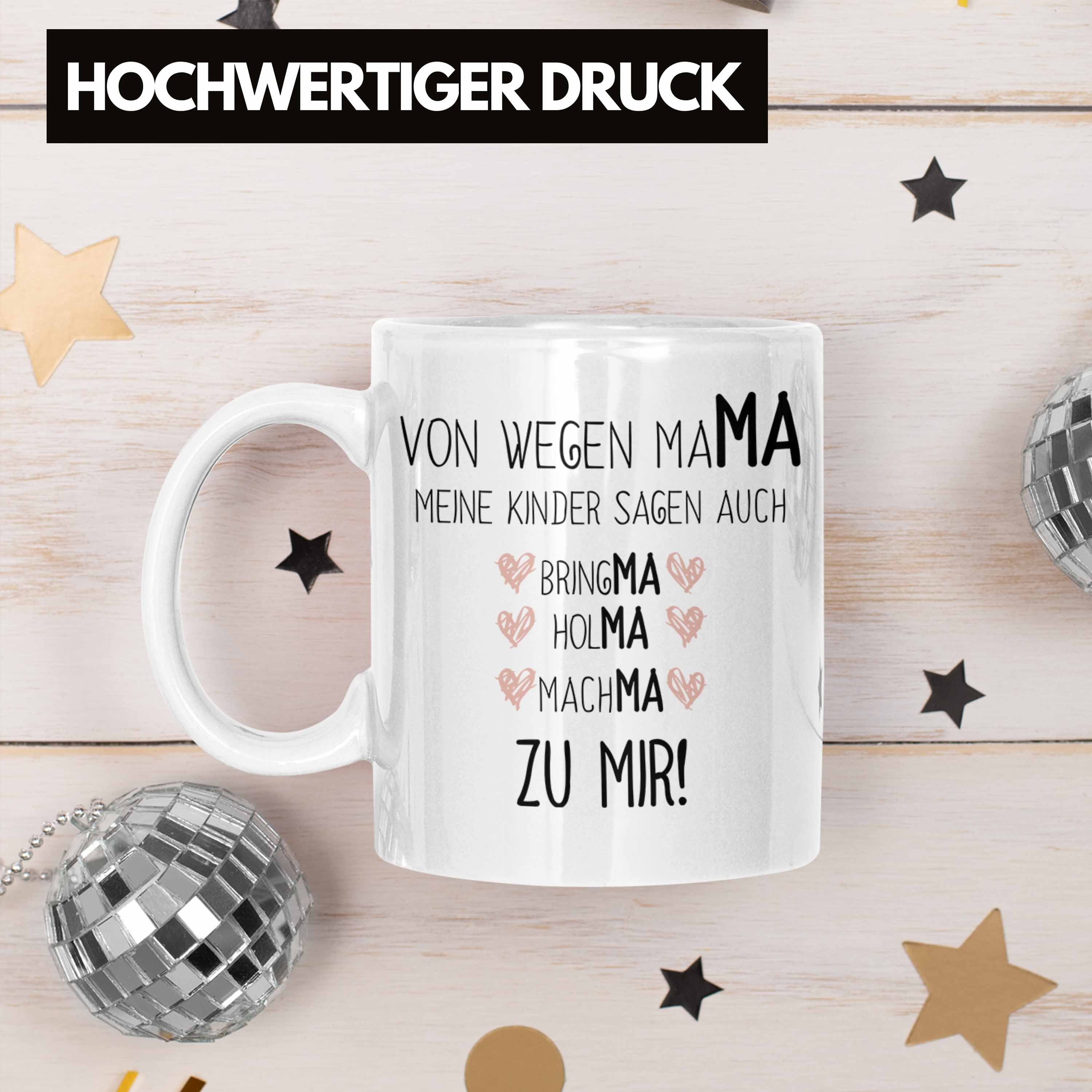 Tasse Muttertag Spruch Geschenk Mutter Tochter Mama Sohn - Kaffeetasse Weiss Tasse von mit Trendation Trendation